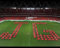 Arsenal juniors supporters