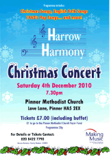 Harrow harmony Xmas Concert