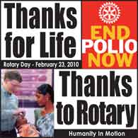 Rotary thanks