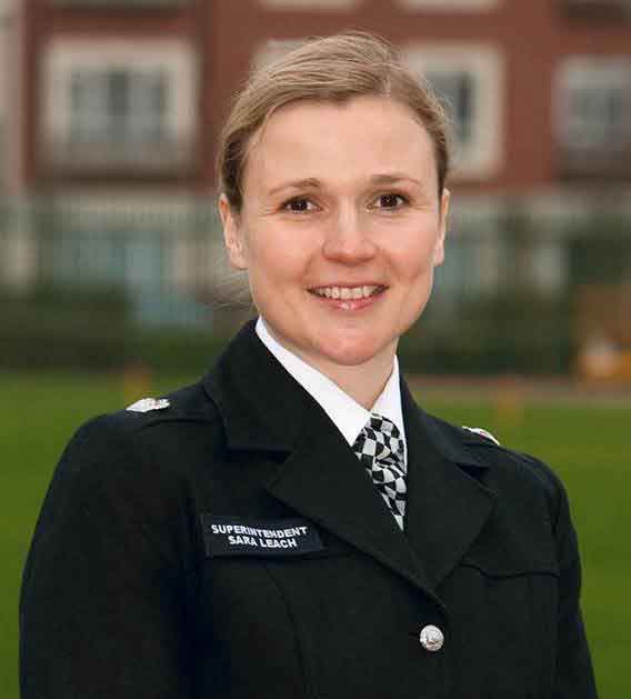Pinner Local Chief Superintendent Sara Leach personal message
