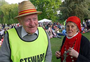 Pinner celebrates  April 2011