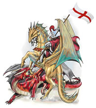 st georges day in Pinner